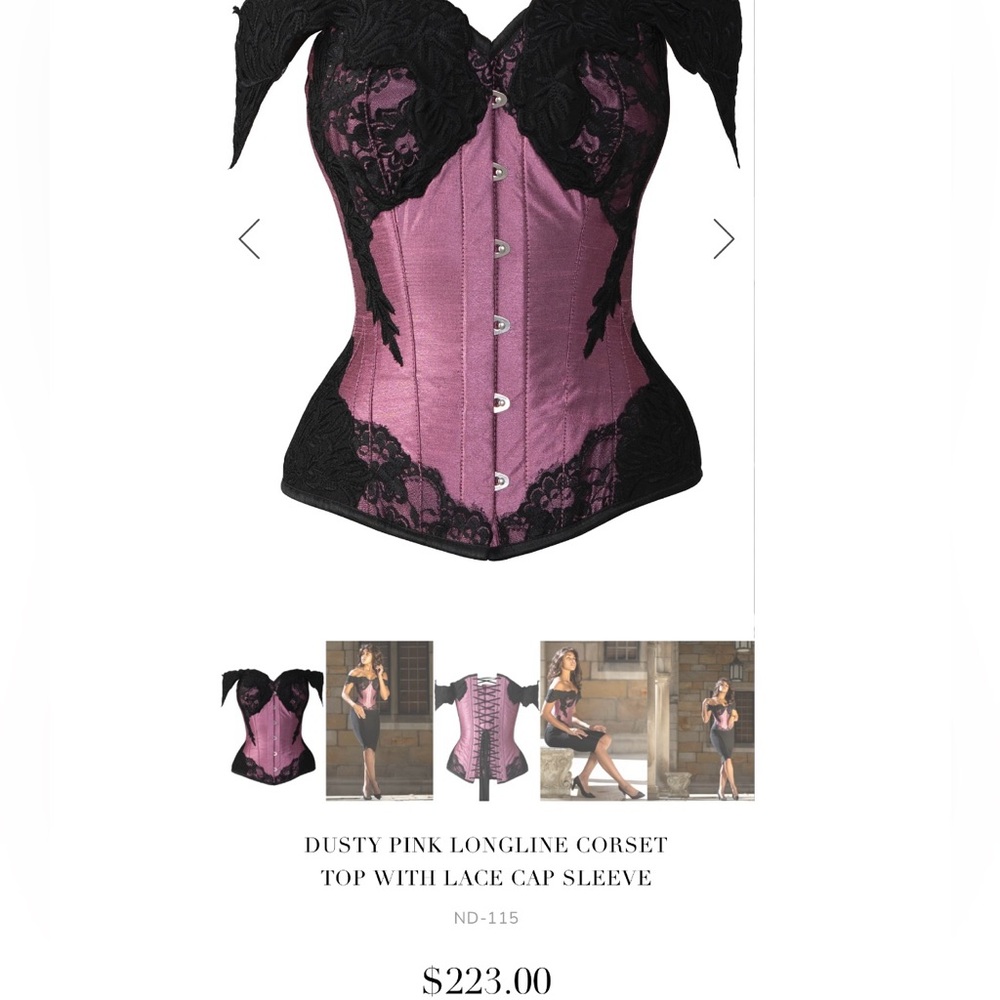 Brand new with tags corset